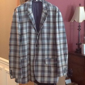 Men's madras sports jacket